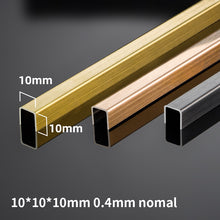 Load image into Gallery viewer, Stainless Steel Decorative U-shaped channel trim Strip Yellow Gold不锈钢装饰性U形槽装饰条黄钛金
