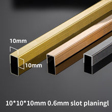 Load image into Gallery viewer, Stainless Steel Decorative U-shaped channel trim Strip Yellow Gold不锈钢装饰性U形槽装饰条黄钛金
