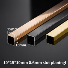 將圖片載入圖庫檢視器 Stainless Steel Decorative U-shaped channel trim Rose Gold-8K mirror不锈钢装饰性U形槽装饰条玫瑰金
