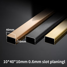 Load image into Gallery viewer, Stainless Steel Decorative U-shaped channel trim Strip Yellow Gold不锈钢装饰性U形槽装饰条黄钛金
