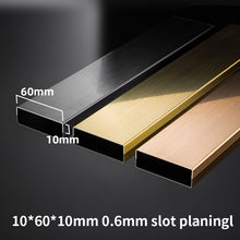 Load image into Gallery viewer, Stainless Steel Decorative U-shaped channel trim Strip Yellow Gold不锈钢装饰性U形槽装饰条黄钛金
