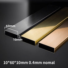 將圖片載入圖庫檢視器 Stainless Steel Decorative U-shaped channel trim Rose Gold-8K mirror不锈钢装饰性U形槽装饰条玫瑰金
