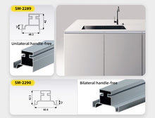 Load image into Gallery viewer, Metal Decor home Line for Ceiling Wall Background Decorative Edge Line Stainless Steel T U L V-shaped trim Strip sample suitcase Handle sample box天花板墙面背景的金属装饰家线 装饰边线 不锈钢T U L V形修饰条 拉手样品箱
