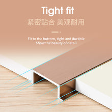 Load image into Gallery viewer, Decorative Flexible Ceramic Tile Outside Corner Aluminum Alloy 几shaped Sealing Trimming Strip铝合金门底密封条 几型条暗装卡槽压条几字条 几型翻边线条门嵌条收边条装饰扣条
